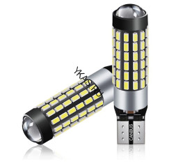 SOLAR Свет-од 12V T10 54 SMD 3014 W5W W2.1x9.5d с обманкой