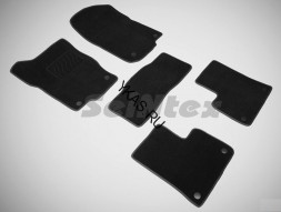 Коврики текстильн. Mercedes-Benz W166 (ML-Class) 2011-2018г. /компл.5шт./осн.резин./ LUX