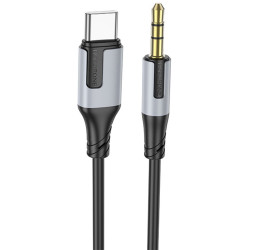 Кабель стерео Borophone BL19 AUX-Type-C 1м. черный