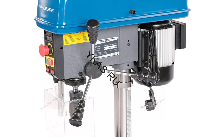 Станок сверлильный NORDBERG ND1651 (500 Вт, 16 мм, вариатор скорости, тиски)
