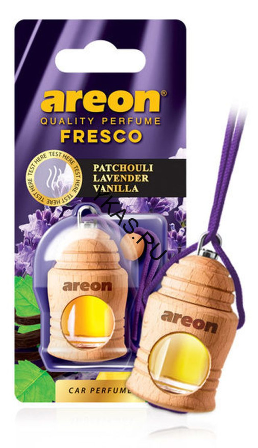 Осв.возд. Areon FRESCO "бутылочка в дереве" Patchouli Lavanda Vanilla