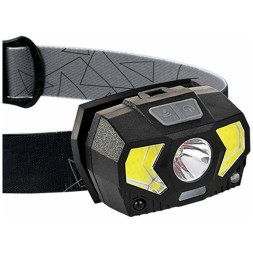 Фонарик  диодный  налобный  5 Вт "Космос" 3хААА