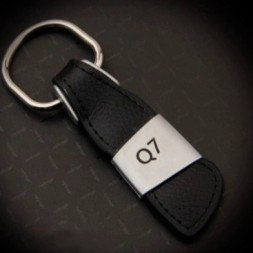 Брелок кожа модельный   AUDI Q7  Черный