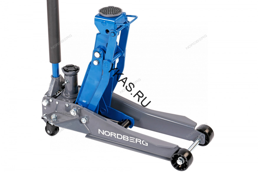 Домкрат подкатной NORDBERG N32025 с изменяемой высотой подхвата и регулируемой проставкой