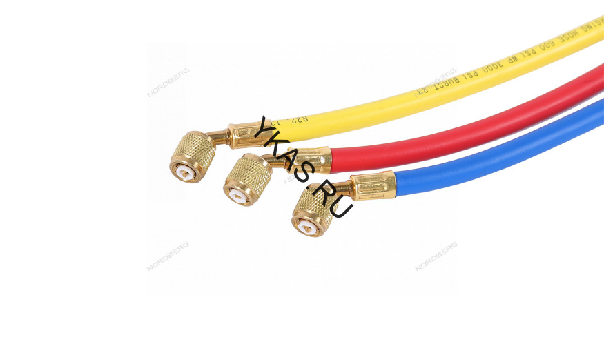 Шланги заправочные для фреона NORDBERG NFH180 (1,8 м / 3 шт.)