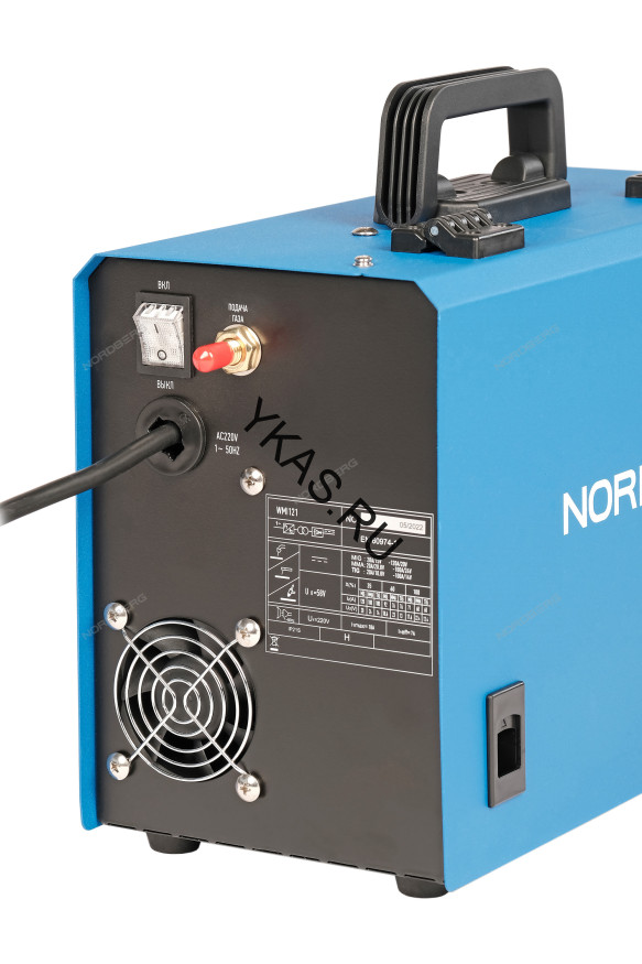 Инверторный сварочный аппарат NORDBERG WMI121 (MIG/TIG/MMA)