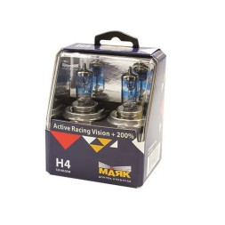 Лампа МАЯК 12V H4 60/55W Active P43t Active Racing Vision+200% (к-т.2шт)