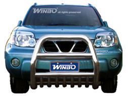 Nissan X-Trail (01-03) защита пер.бампера метал.