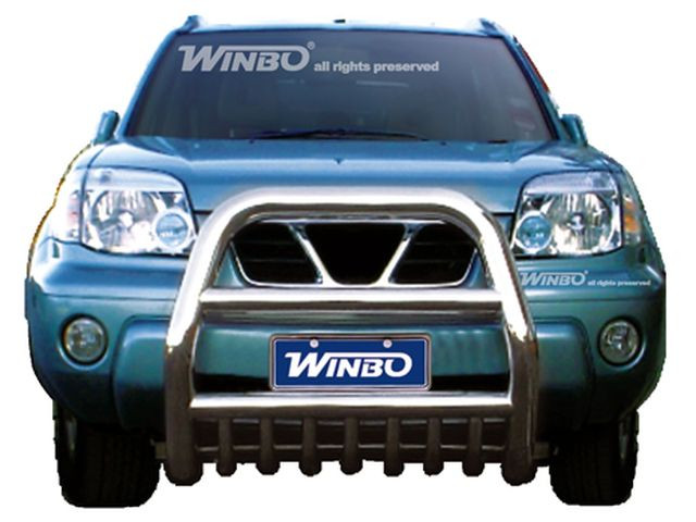 Nissan X-Trail (01-03) защита пер.бампера метал.