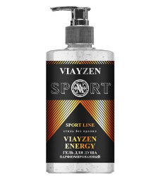 VIAYZEN Гель для душа парфюмированный, мужской 460мл. Energy Viayzen