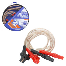 Провода пусковые 1000А "Nova Bright" 4м (морозостойкие, прозрачная изоляция) в сумке