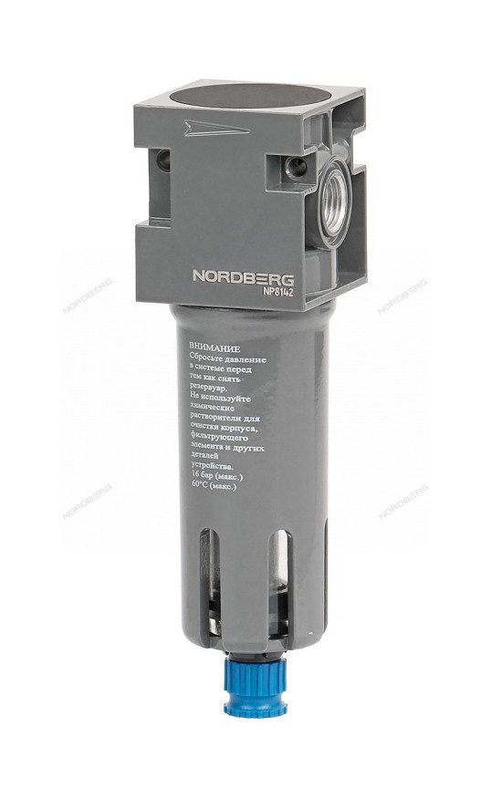 Фильтр воздушный NORDBERG NP8142 (1/4", 16 бар, 1200 л/мин)