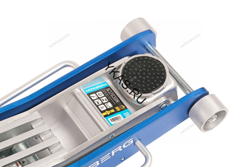 Облегченный алюминиевый домкрат NORDBERG N32030N (3 тонны)