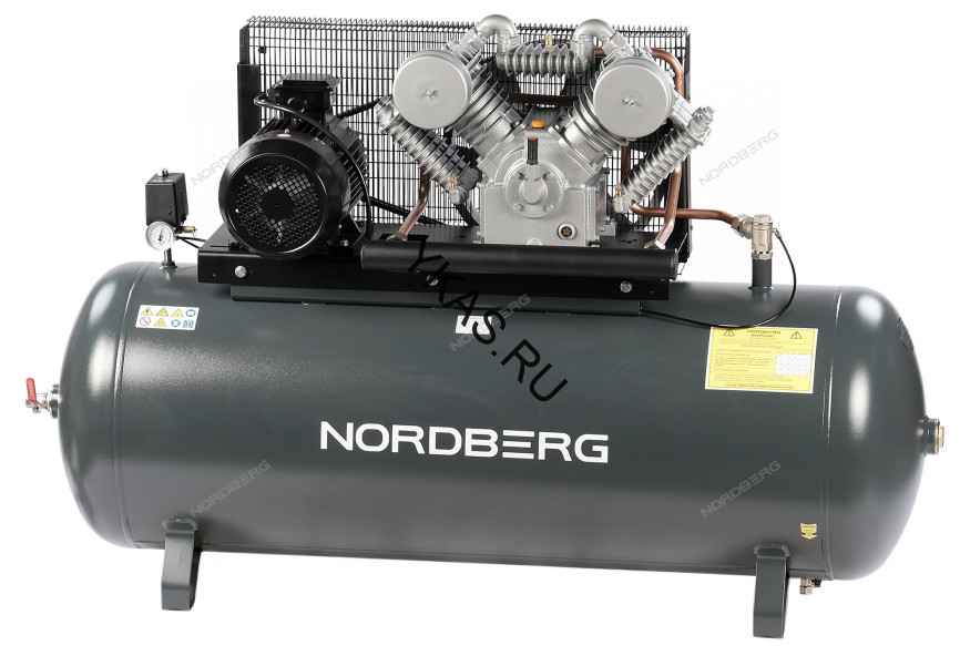 Поршневой ременной компрессор NORDBERG NCP500/1400-16