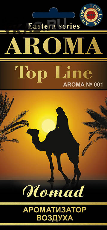 Осв.возд.  AROMA  Topline  Восточная серия  №001   Nomad aroma (аромат кочевника)