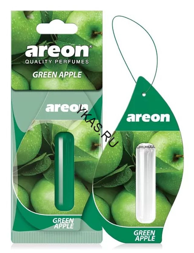 Осв.возд. Areon LIQUID "колба"  5ml   Green Apple
