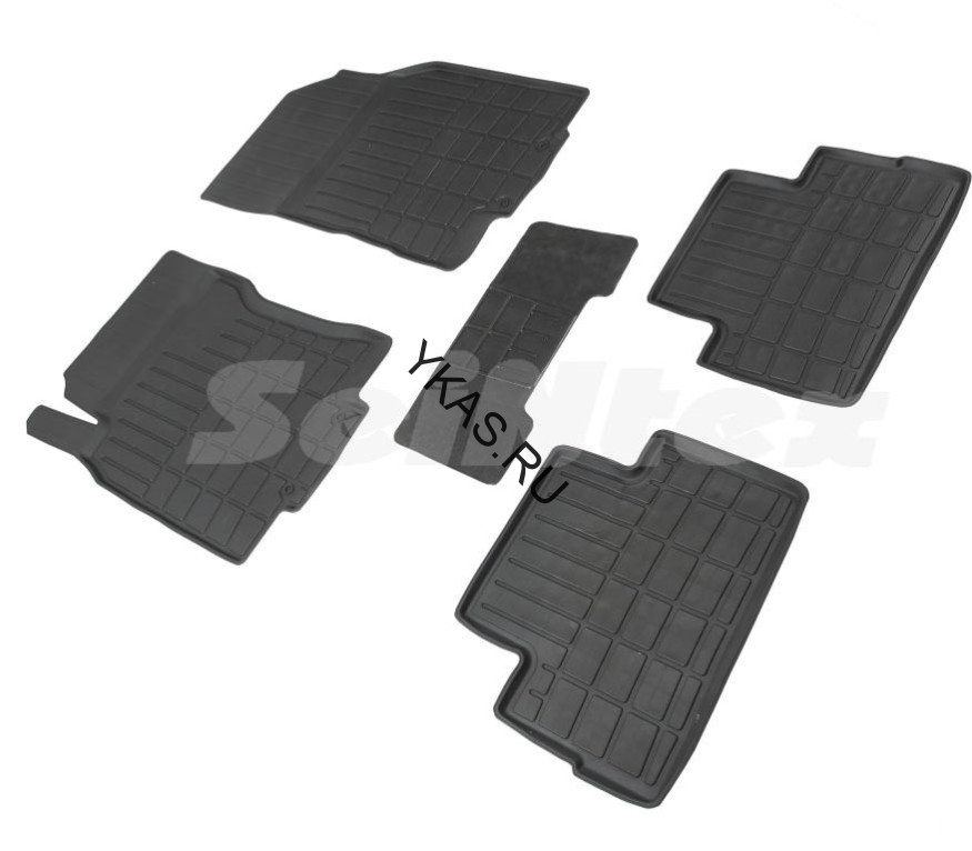 Коврики резиновые   Nissan Qashgai II с 2016г.-  БОРТ (стандарт)