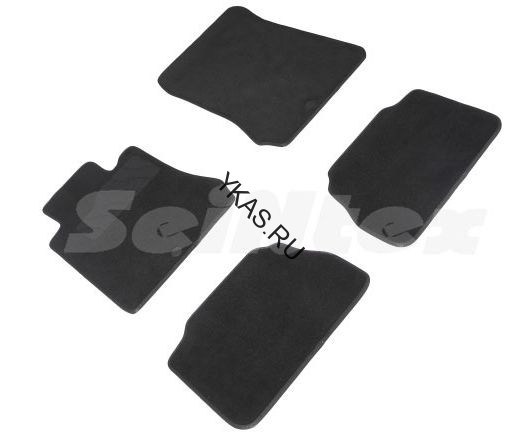 Коврики текстильн. Mercedes-Benz W210 (E-Class)  1995-2003г. /компл.5шт./осн.резин./ LUX