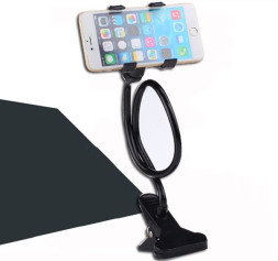 Держатель моб. телефона Carlife  скоба на  гибкой ножке 80см