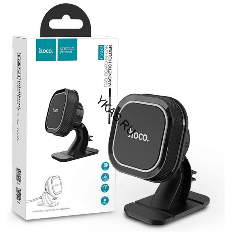 Держатель телефона  HOCO на короткой ножке Черный CA53
