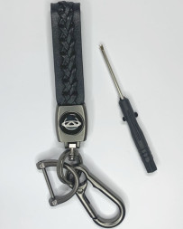 Брелок кожа LUX  CHERY  Черный