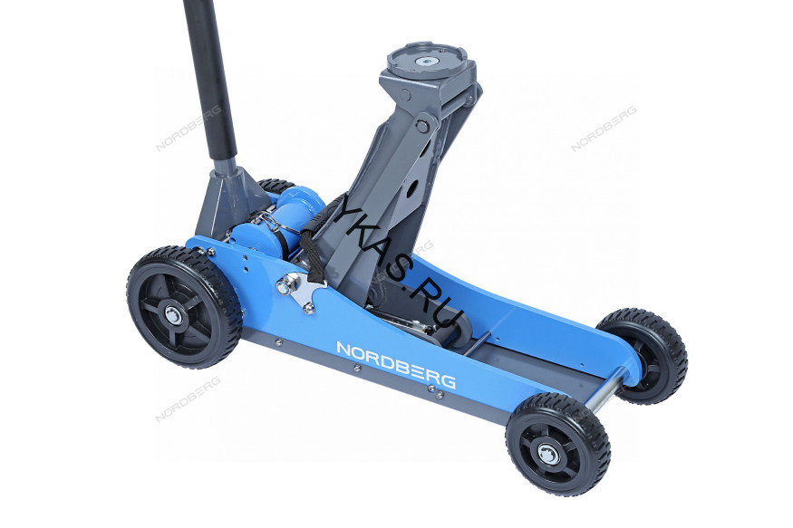 Домкрат подкатной NORDBERG N32031N c большими колесами