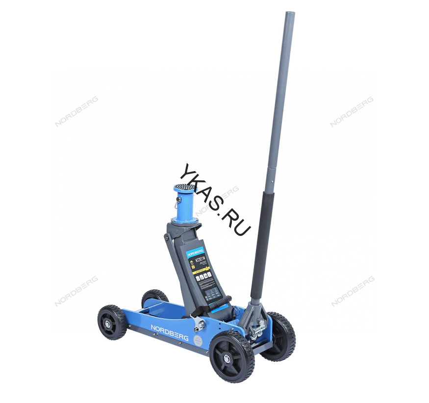 Домкрат подкатной NORDBERG N32031N c большими колесами