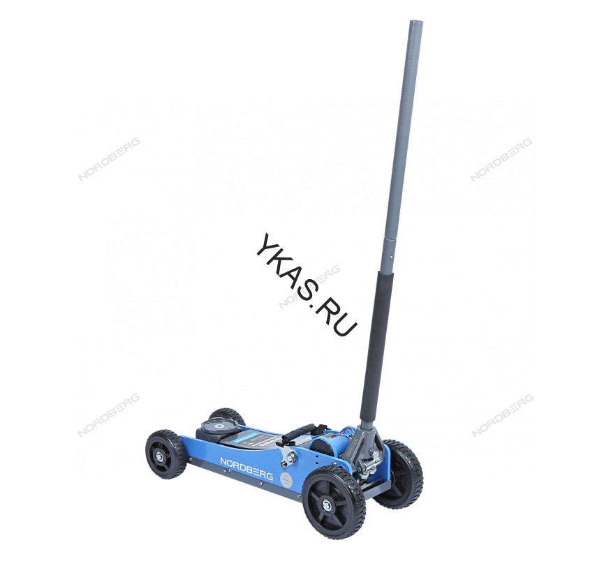 Домкрат подкатной NORDBERG N32031N c большими колесами