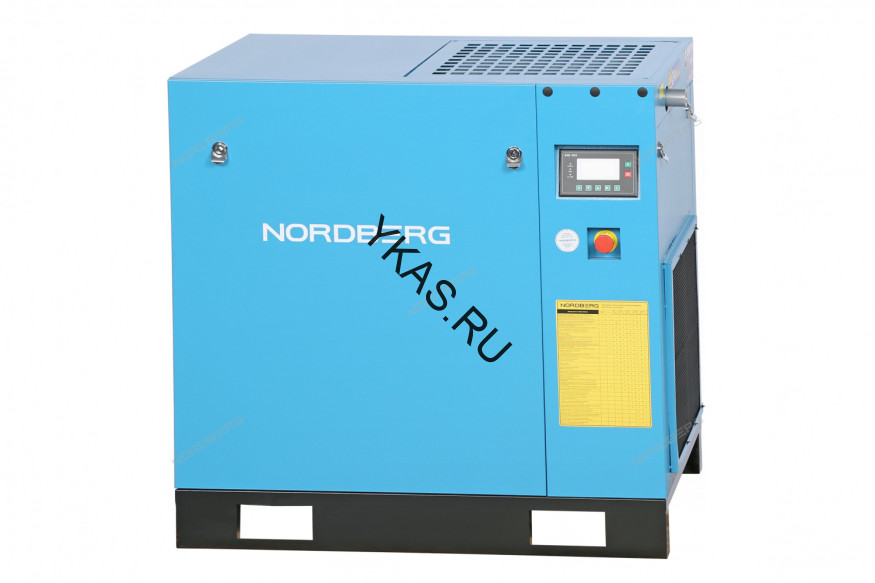 Компрессор винтовой NORDBERG NCC20 (15 кВт, 10 бар, 1910 л/мин, IP55)