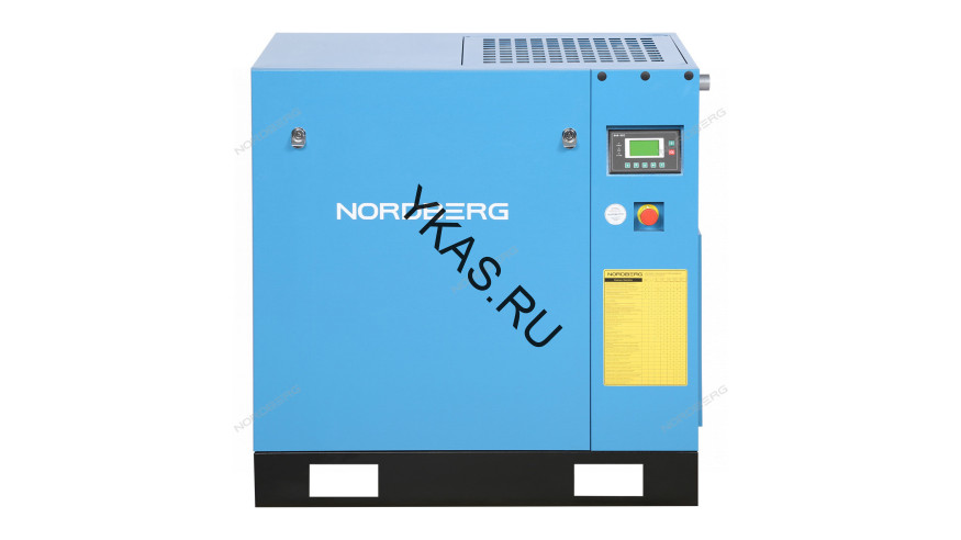 Компрессор винтовой NORDBERG NCC20 (15 кВт, 10 бар, 1910 л/мин, IP55)