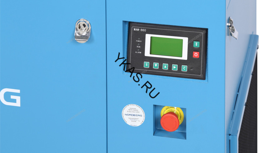 Компрессор винтовой NORDBERG NCC20 (15 кВт, 10 бар, 1910 л/мин, IP55)