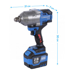 Аккумуляторный гайковерт NORDBERG NE806K-3/4 (3/4", 21В, 1500Нм)