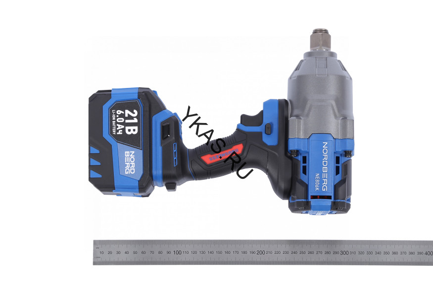 Аккумуляторный гайковерт NORDBERG NE806K-3/4 (3/4", 21В, 1500Нм)
