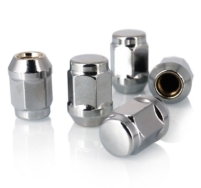 Гайка хром  M12x1.5мм закрытая, хром (под ключ 21)