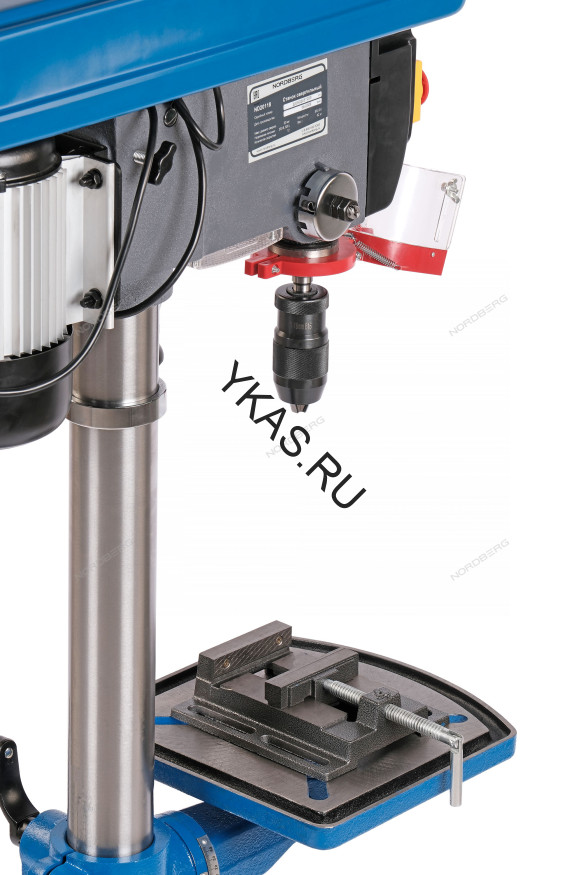 Станок сверлильный NORDBERG ND20118 (850 Вт, 20 мм, 12 скоростей, тиски)