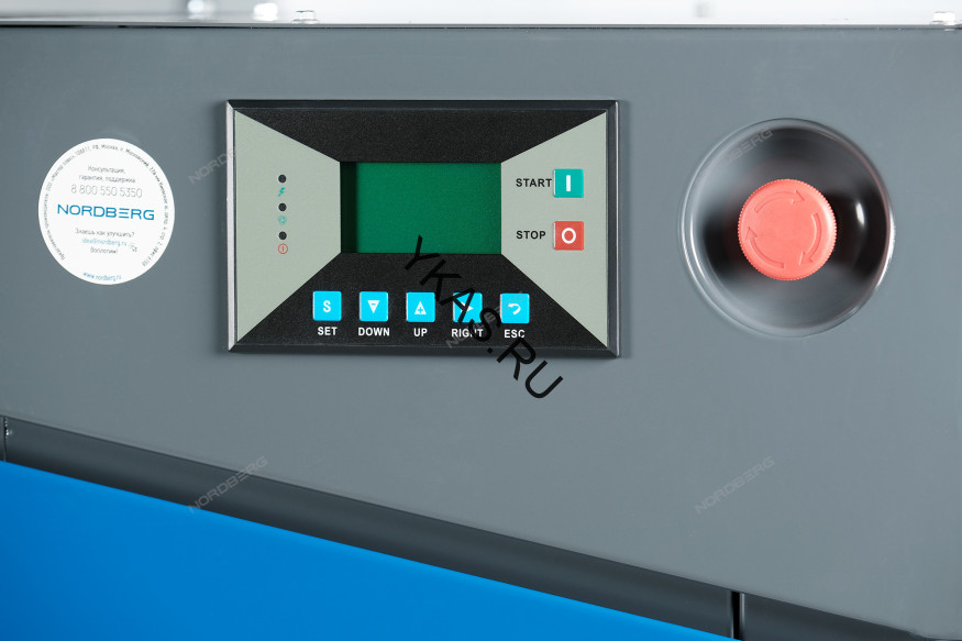 Компрессор винтовой NORDBERG NCA10RD (7,5 кВт, ресивер 350 л, 10 бар, 900 л/мин)