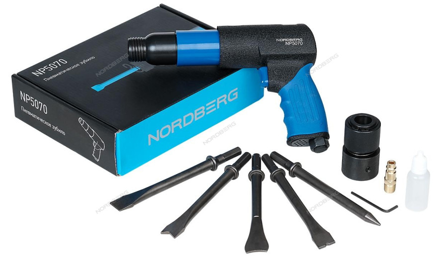 Пневматическое зубило NORDBERG NP5070 с комплектом насадок