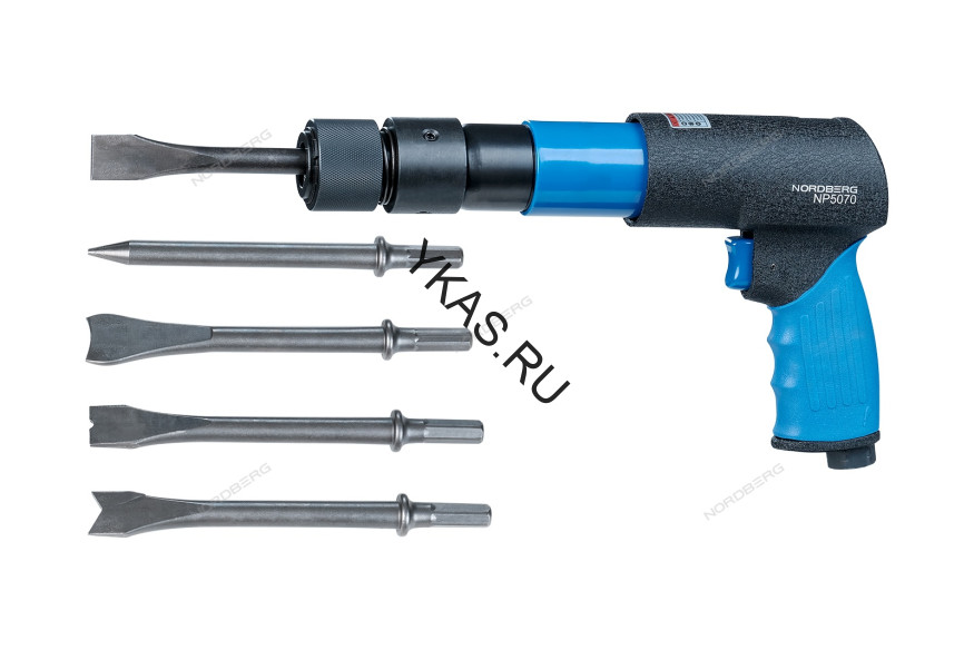 Пневматическое зубило NORDBERG NP5070 с комплектом насадок