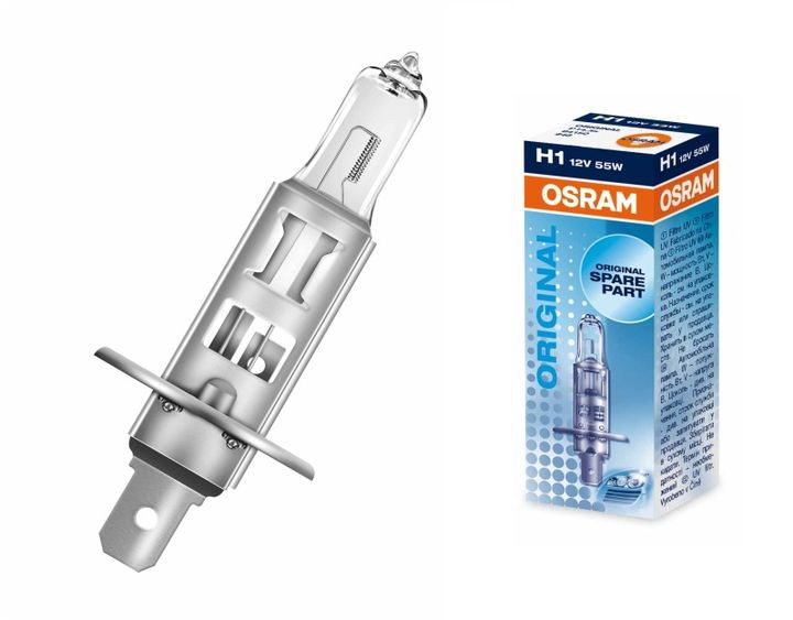 Лампа OSRAM 12V     H1   55W    P14,5s (картон 1шт)