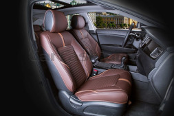 Накидки Фронт  «SECTOR  LEATHER»  Коричневый/Коричневый/Коричневый  (экокожа)