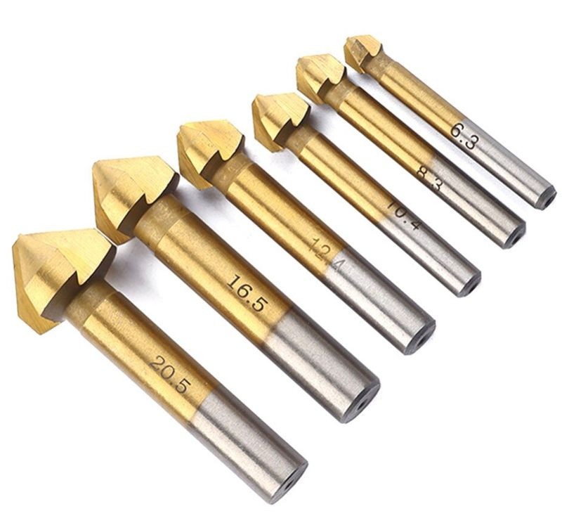 Набор для снятия фаски 6пр. с титановым напылением