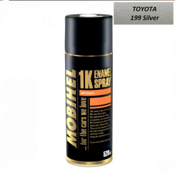 Mobihel Эмаль базовая металлик Toyota Silver (520мл)