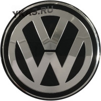 Заглушка (колпачок) на литой диск мод. VW  черный ( D55/51)