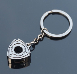 Брелок  "Ротор" карабин (1 кольцо)  Графит