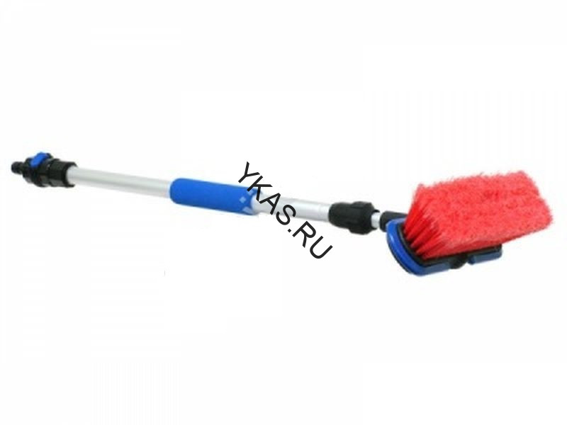 Щетка для мытья машины  "М5" 75-100см с краном телескопическая,диам. 21,6/18мм