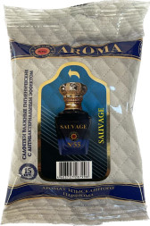 Парфюмированные салфетки  малые  AROMA Top Line   DIOR SAUVAGE  (упак.15шт)