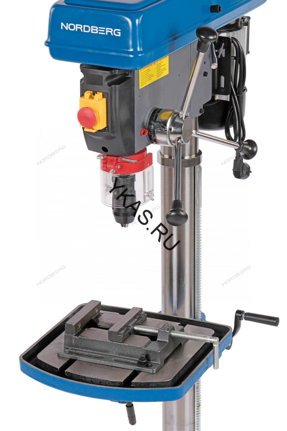 Станок сверлильный NORDBERG ND25118 (1100 Вт, 25 мм, 16 скоростей, тиски)