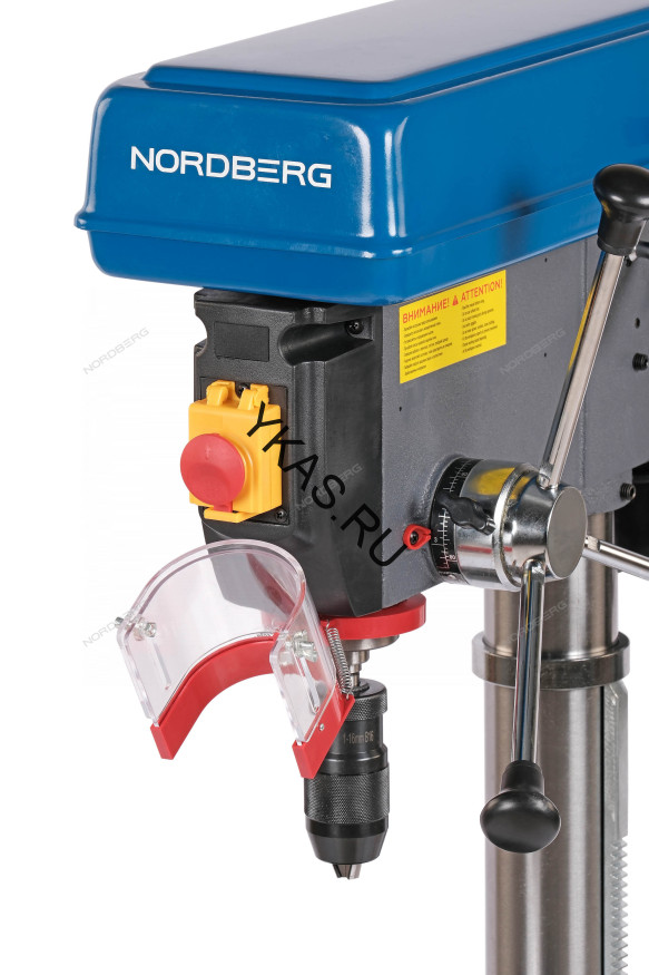 Станок сверлильный NORDBERG ND25118 (1100 Вт, 25 мм, 16 скоростей, тиски)