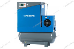 Компрессор винтовой NORDBERG NCA20RD (15 кВт, ресивер 500 л, 10 бар, 1910 л/мин)
