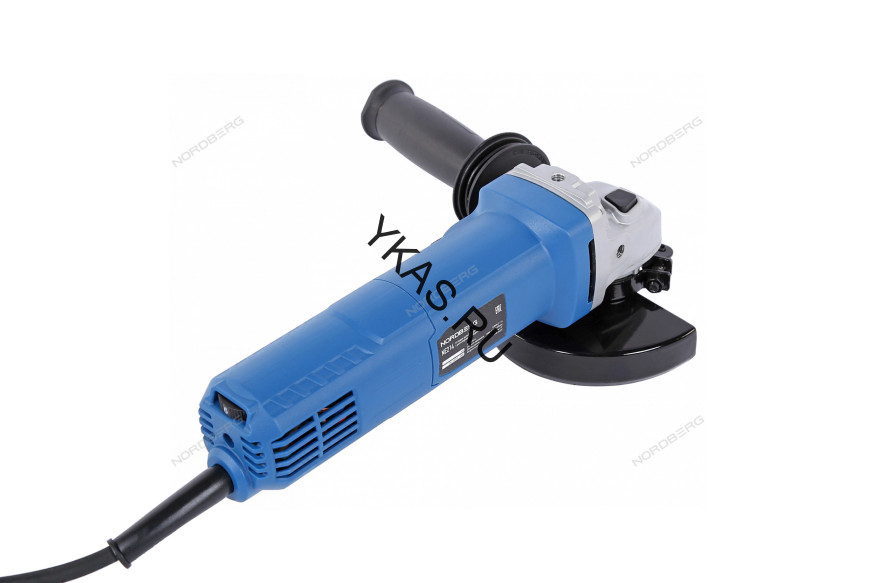 Угловая шлифмашина NORDBERG NE214 с регулировкой оборотов (125 мм, 1400 Вт)